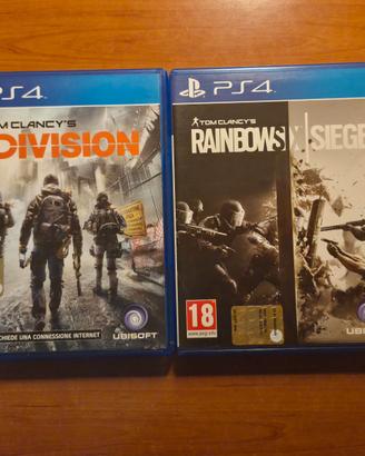 Tom Clancy's The Division Rainbow Six Siege PS4