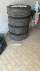 Cerchi Mak  17 pplli 5 razze  e fori + pneumatici