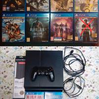 PS4 fat ssd 500gb + 10 giochi + stand verticale