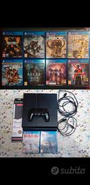 PS4 fat ssd 500gb + 10 giochi + stand verticale
