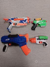 Pistole NERF: Split Strike + Rukkus ICS-8 + Dartz