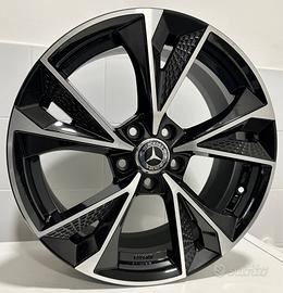 CERCHI IN LEGA MERCEDES CLASS A B C CLA DA 18 POLL
