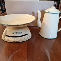 Vecchia Bilancia Salter con Brocca