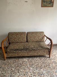 Divanetto in legno anni 50