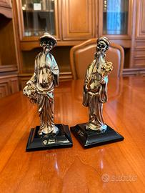 2 Antiche statuette orientali