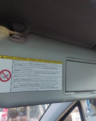 Aletta parasole destra TOYOTA YARIS del 2012