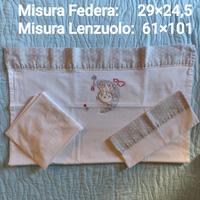 Lenzuola per culla neonato
