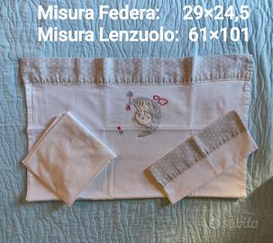 Lenzuola per culla neonato