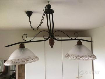 Lampadario a sospensione 2 luci