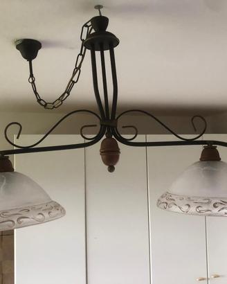 Lampadario a sospensione 2 luci