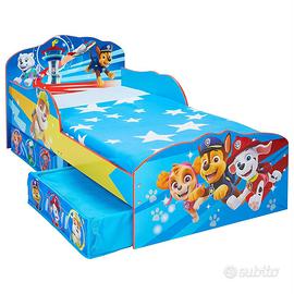 Letto per bambini Paw Patrol completo di materasso
