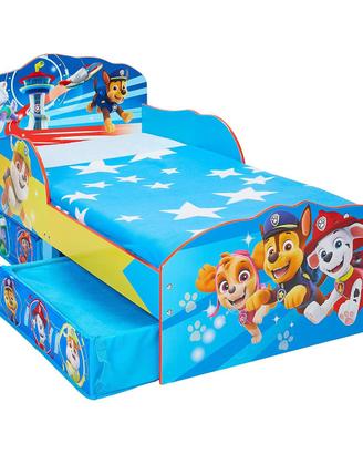 Letto per bambini Paw Patrol completo di materasso