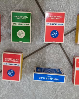 Carte siciliane da scopa Masenghini 
