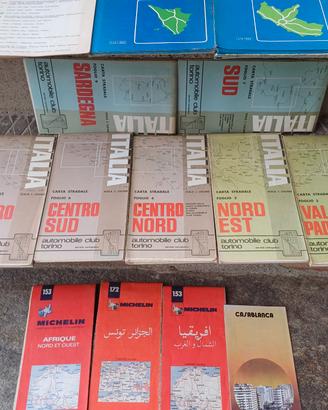 cartine geografiche, cartine strdali