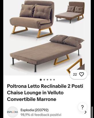 divano letto matrimoniale nuovissimo 