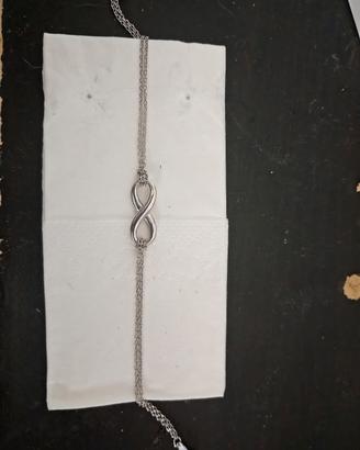 Braccialetto Tiffany infinity argento 925