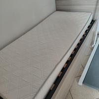letto singolo con contenitore 