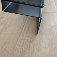 Mensole da bagno in metallo nero portasciugamano