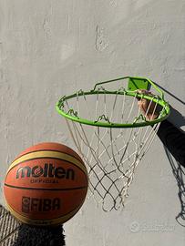 canestro da muro + palla