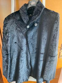 Giacca pelliccia ecologica vintage