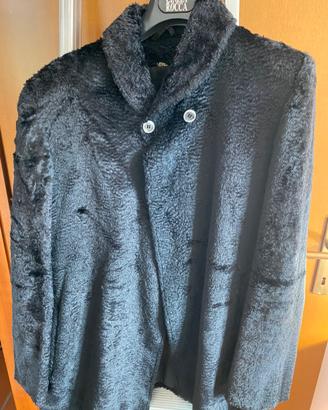 Giacca pelliccia ecologica vintage