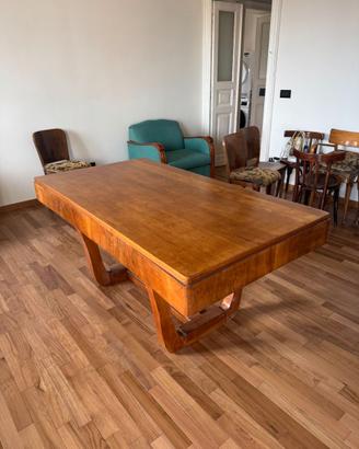 Art Deco Tavolo con 6 sedie in buone condizioni