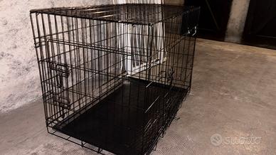 gabbia e divisorio per cane taglia medio grande