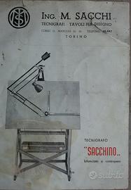 Tavolo da disegno d'epoca