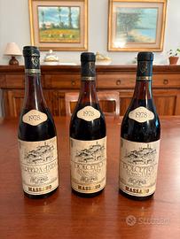 Bottiglie vino da collezione