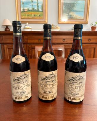 Bottiglie vino da collezione