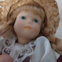 bambolina di ceramica da collezione  vintage