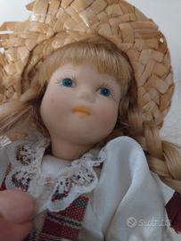 bambolina di ceramica da collezione  vintage