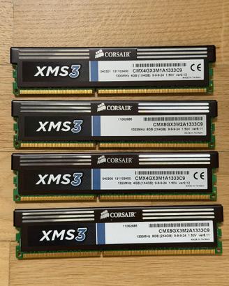 RAM DDR3 Corsair 4x4GB