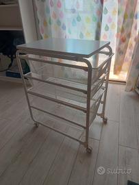 Cassettiera con ruote