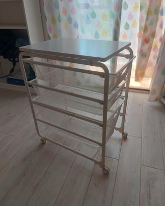 Cassettiera con ruote