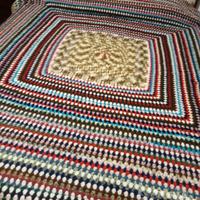 Coperta all'uncinetto matrimoniale 
