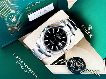 Rolex Datejust 41mm 126300 Oyster Nero - 2021