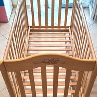 Lettino Pali, modello Melody, con materasso