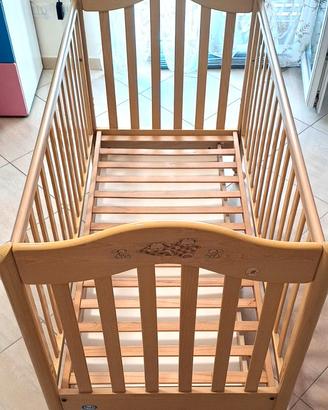 Lettino Pali, modello Melody, con materasso