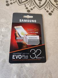 scheda SD samsung 32 gb