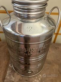 Fusto  inox alimentare 50 litri acciaio 18/10