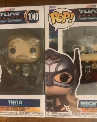 Funko pop Marvel thor e mighty thor