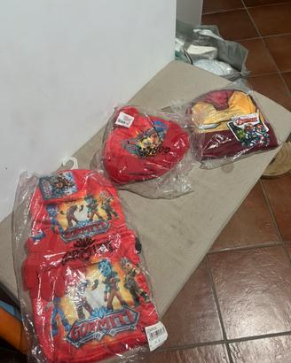 3 set inverno bimbo Gormiti e ironman