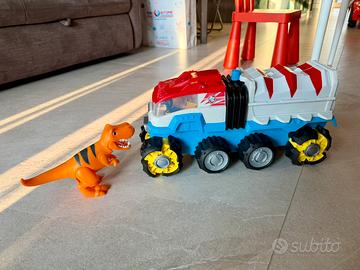 Paw Patrol Dino Patroller con Chase e T-Rex