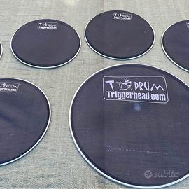 Silent Mesh Heads della TDrum 20/10/12/13/14/14
