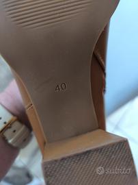 stivaletto estivo cuoio 