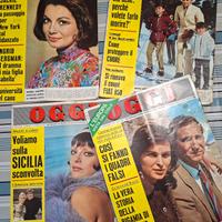 4 riviste Oggi anno 1968