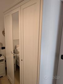 armadio e comodini aspelund Ikea bianchi