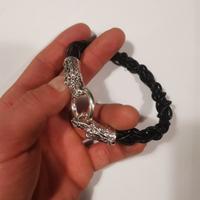 Bracciale in pelle artigianale 