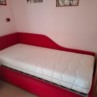 letto imbottito twils interamente sfoderabile
